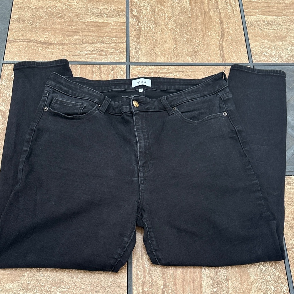 Pistola Charcoal black Denim Pants size 33